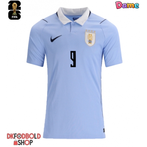 Uruguay Darwin Nunez #9 Hjemmebanetrøje Dame VM 2026 Kort ærmer